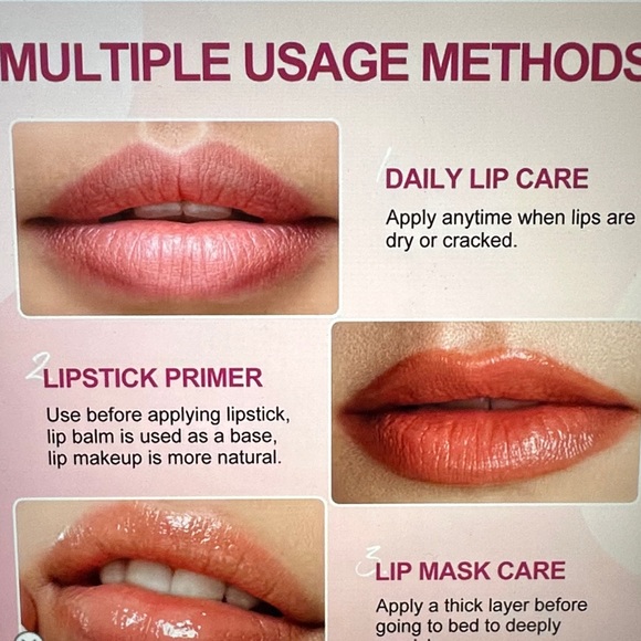 FREE 1 with 25.00 purchase  Lip Balm glossy long lasting natural lip balm. 🆕 - Picture 3 of 8